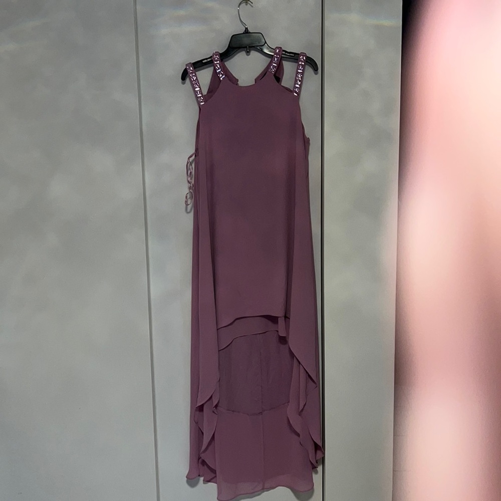 BCBG MAX Purple High Low Dress Size Large